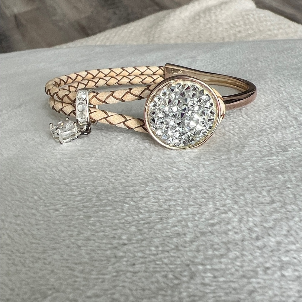 Elegant Crystal-Embellished Bracelet